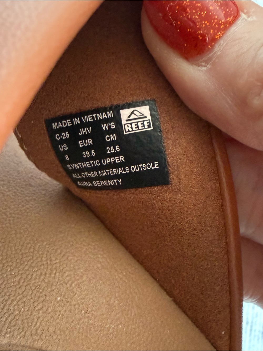 REEF Aura Serenity Platform Flip Flop Shoes 8 - Picture 8 of 9